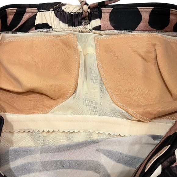 Sunflair Jutta Friemann Halter Neck One-Piece Swimsuit With Tribal Print & Beade - Picture 7 of 7